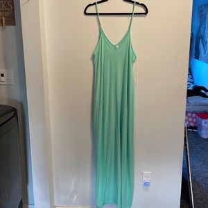 Mint green summer dress/ swimsuit cover up